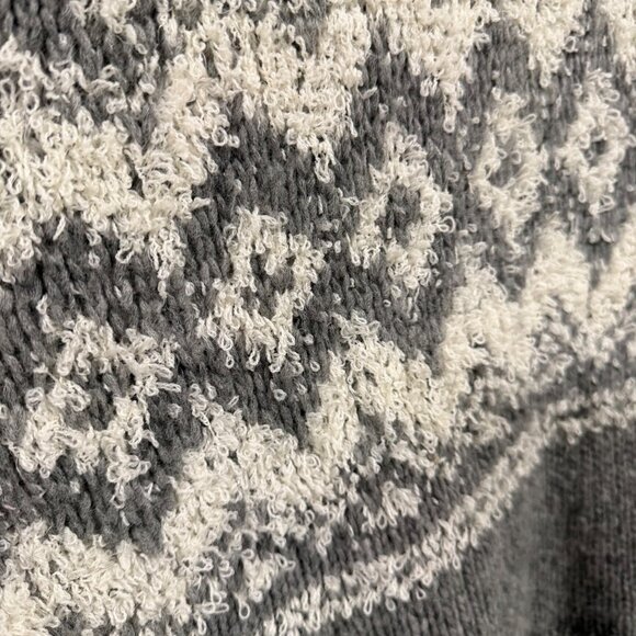 Free People Ragnar Fair Isle Split Neck Wool Blend Pullover Sweater Size S - Picture 3 of 9
